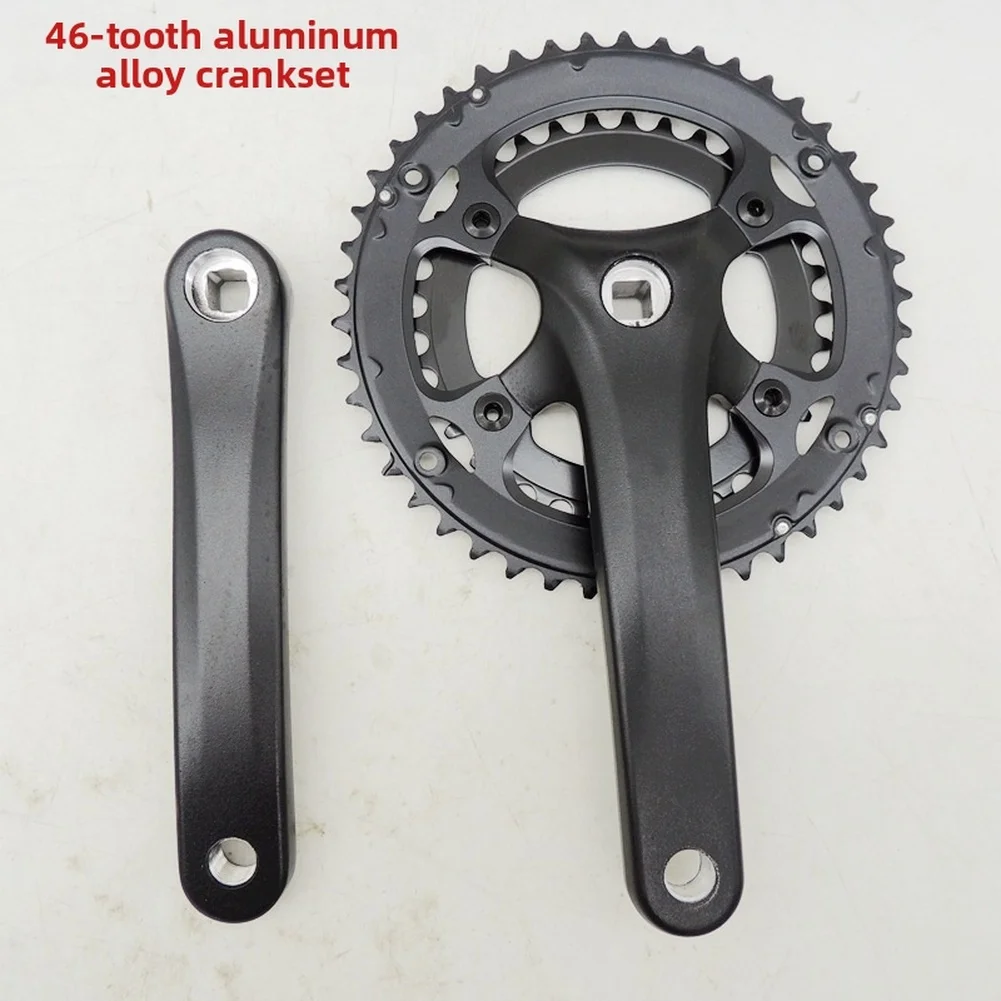 for versatile Crankset For Different Bikes Cycling Accessories 46T 34T,170mm Folding Bike Crankset Fits Multi-speed Drivetrains