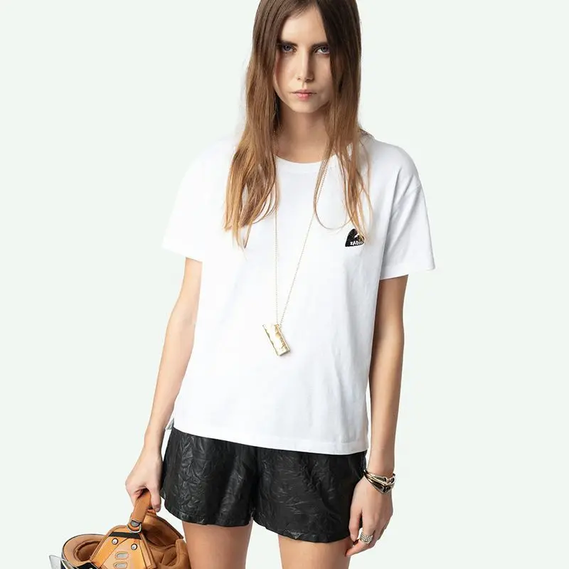 صيف جديد الفرنسية المتخصصة ZV الصدر الطباعة رسائل حب صغيرة الرجال والنساء مع نفس ملابس الوالدين والطفل