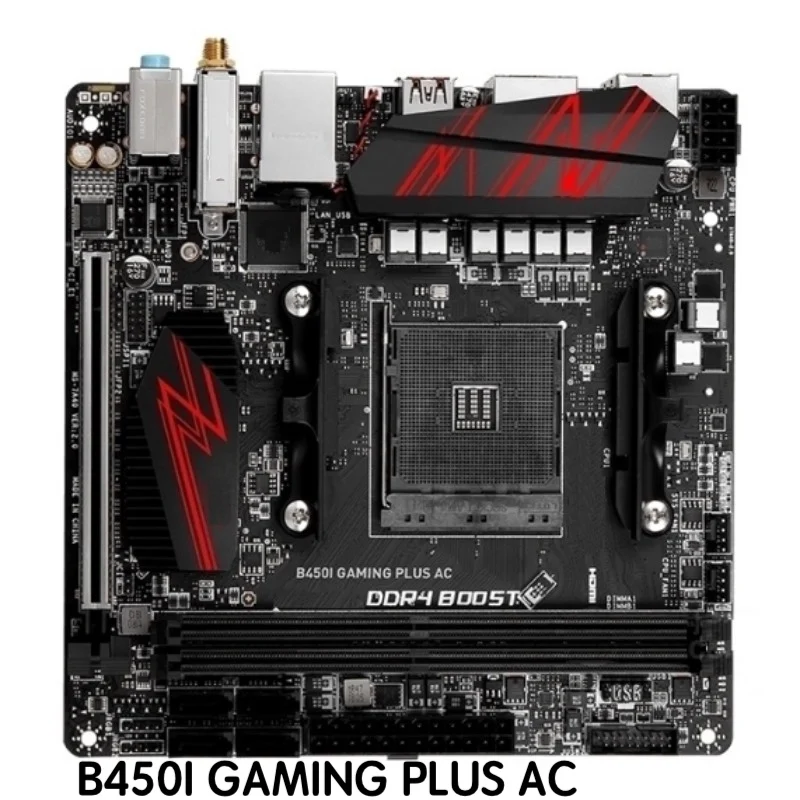 

Материнская плата для MSI B450I GAMING PLUS, материнская плата AC DDR4 B450 AM4, 100% Протестировано, ОК, Полная работа, бесплатная доставка