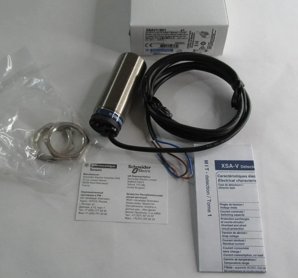 XSAV11801 Inductive proximity sensors XS, Rotation monitoring, M30, Sn10mm, 6...150c/mn, 24...240VAC/DC, cable 2 m
