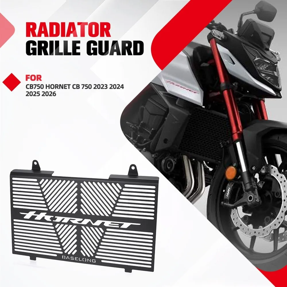 

NEW Radiator Guard Grille Water Tank Cover Protector For Honda CB750 Hornet CB 750 2023 2024 2025 2026 Motorcycle Acceessories