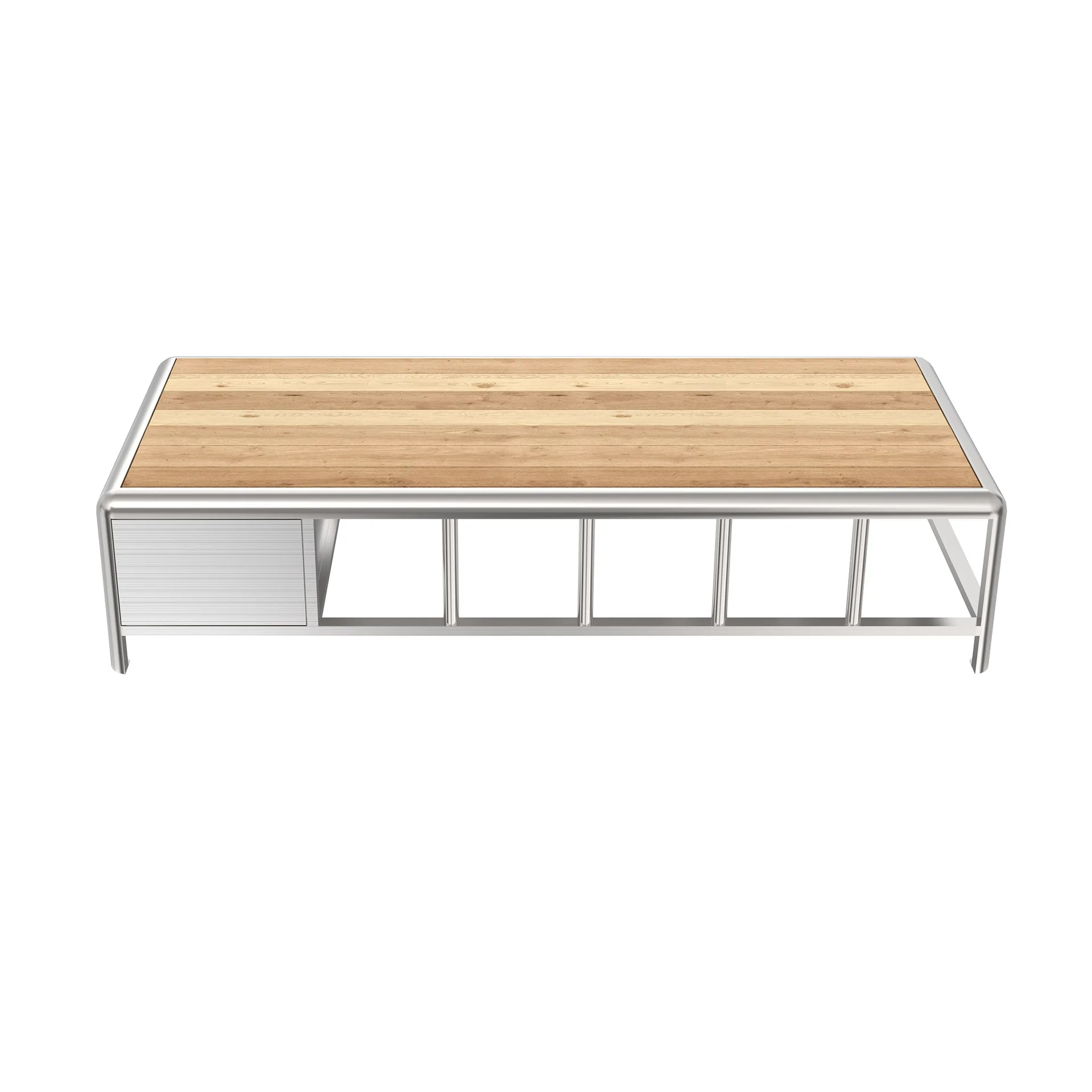 Prison cell stainless steel bed, detention center bed with iron frame bed, steel thickened prisoner
