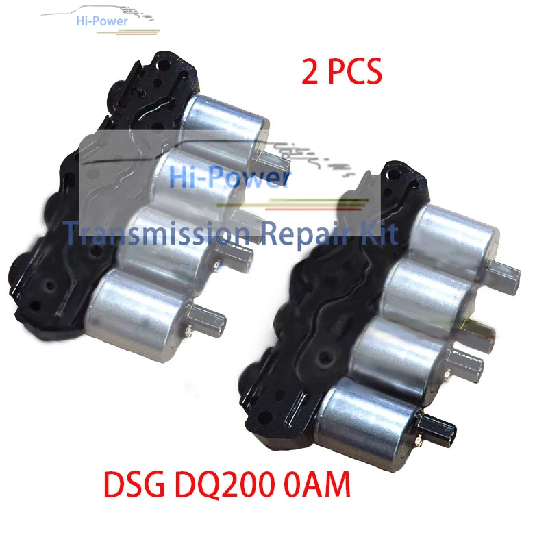 

2PCS DSG DQ200 0AM Transmission Oil Control Solenoid Fit for Audi Volkwagen Skoda Seat Passat 7 FWD CA 7-Speed OAM