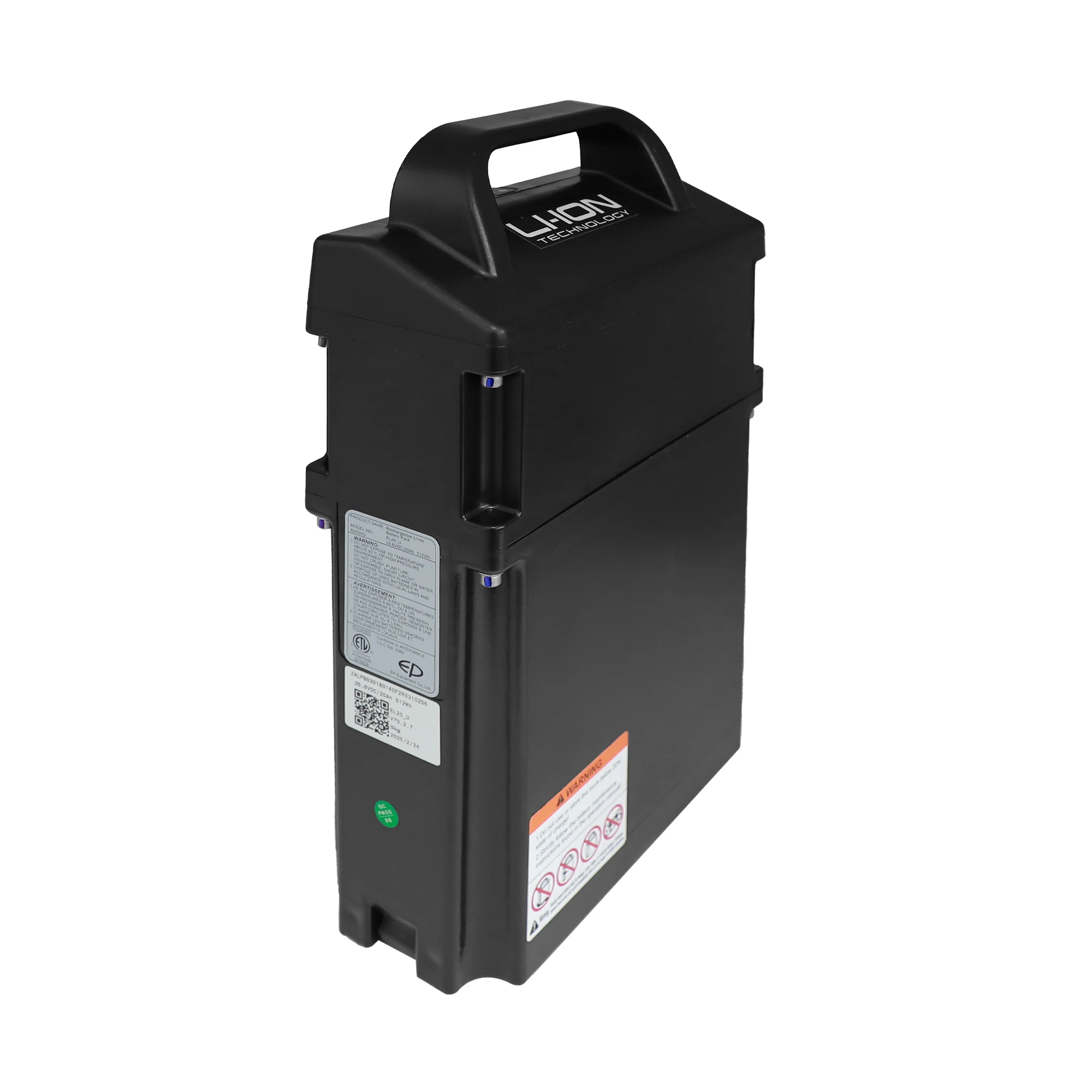 

1113-513000-0H, EL20_U LiFePO4 Lithium Battery 24V 20Ah Lithium Battery for Big Joe LPT26 LPT33 T40 EP Pallet Truck Jack
