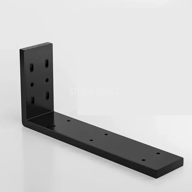 

1pc Metal Triangular Support Frame Load Bearing Bracket Partition Holder TV Cabinet Bracket with Screws Punch Installation