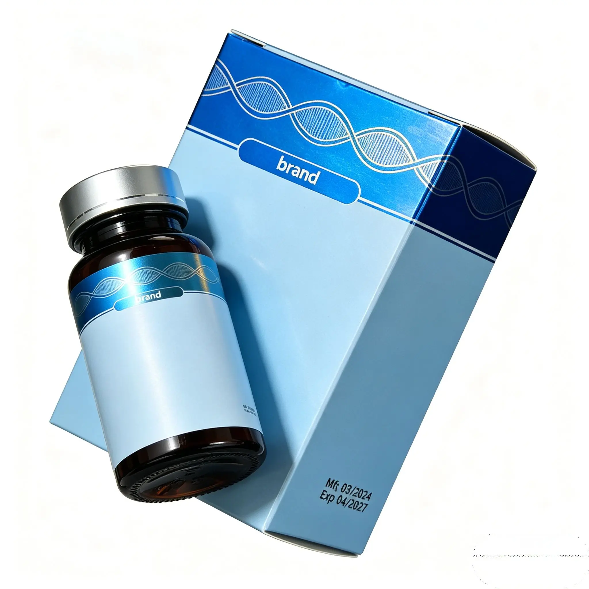 Tamper Resistant Hologram Stickers & Custom Boxes for 3ml 10ml Protein Peptide Small Bottles - Detail 1