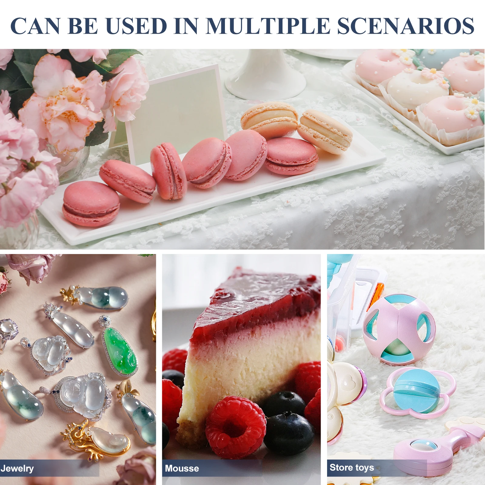 

Transparent Food Cover Practical Plastic Dome Shape Food Lid Lightweight Easy Clean Cake Protector for Home