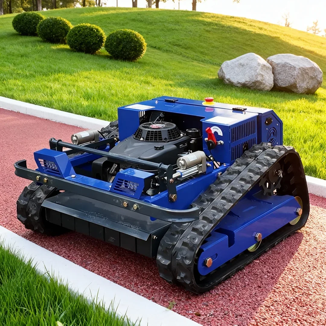 

Customized Industrial All-terrain RC Lawn Mower 4-Stroke CE/EPA Certified Large-horsepower Wide Cutting Garden Crawling Robot