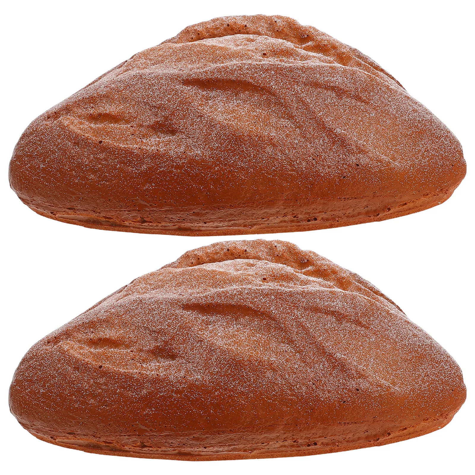 2Pcs Artificial Bread Ornament Set Realistic Faux Loaf for Kitchen Decor Bakery Window Display Photography Prop Montessori