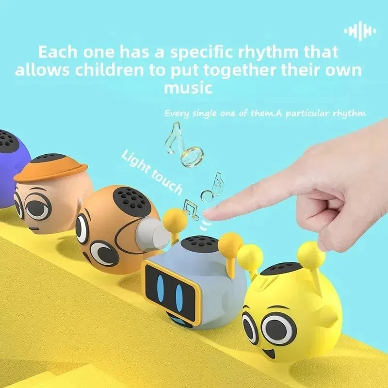 New Sprunki Cartoon Anime Game Speaker Desktop Sound Decorations Expressive Wireless Speaker Soundbox Gift for Boys Girls K