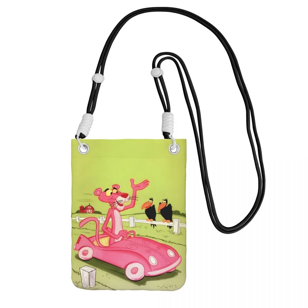 

Custom P-Panthered Carry A Mobile Phone Bag Diagonally Men Women Comedy-Mystery Films Mobile Phone Bag Running Phone Money Pouch