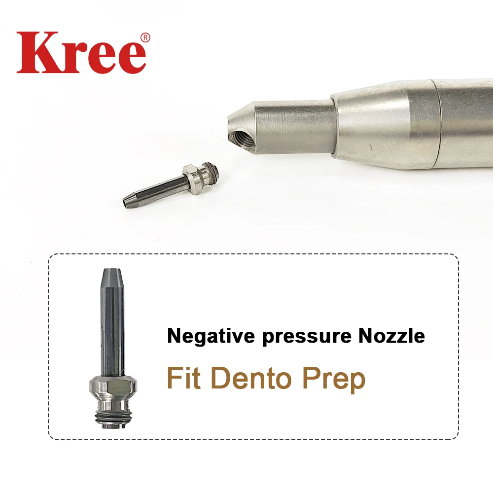 Dental Aluminum Oxide Sandblasting Gun Negative Pressure Nozzle Spray Steel Parts Air Abrasion Polisher Dentistry Tools