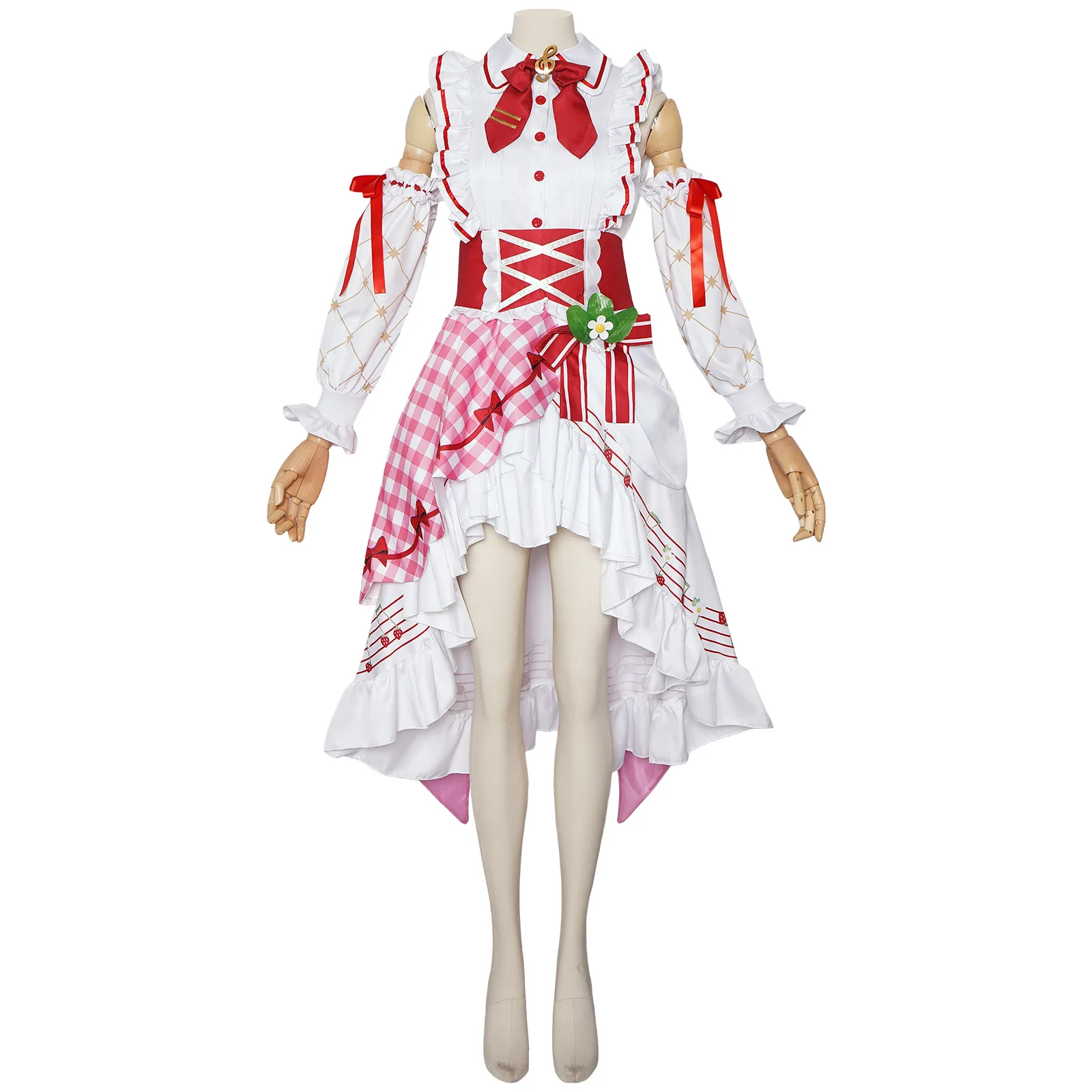 

Anime Cosplay Strawberry 15th Anniversary Cosplay Costume Lovely Lolita Dress Women Halloween Uniform Party Fancy Dress