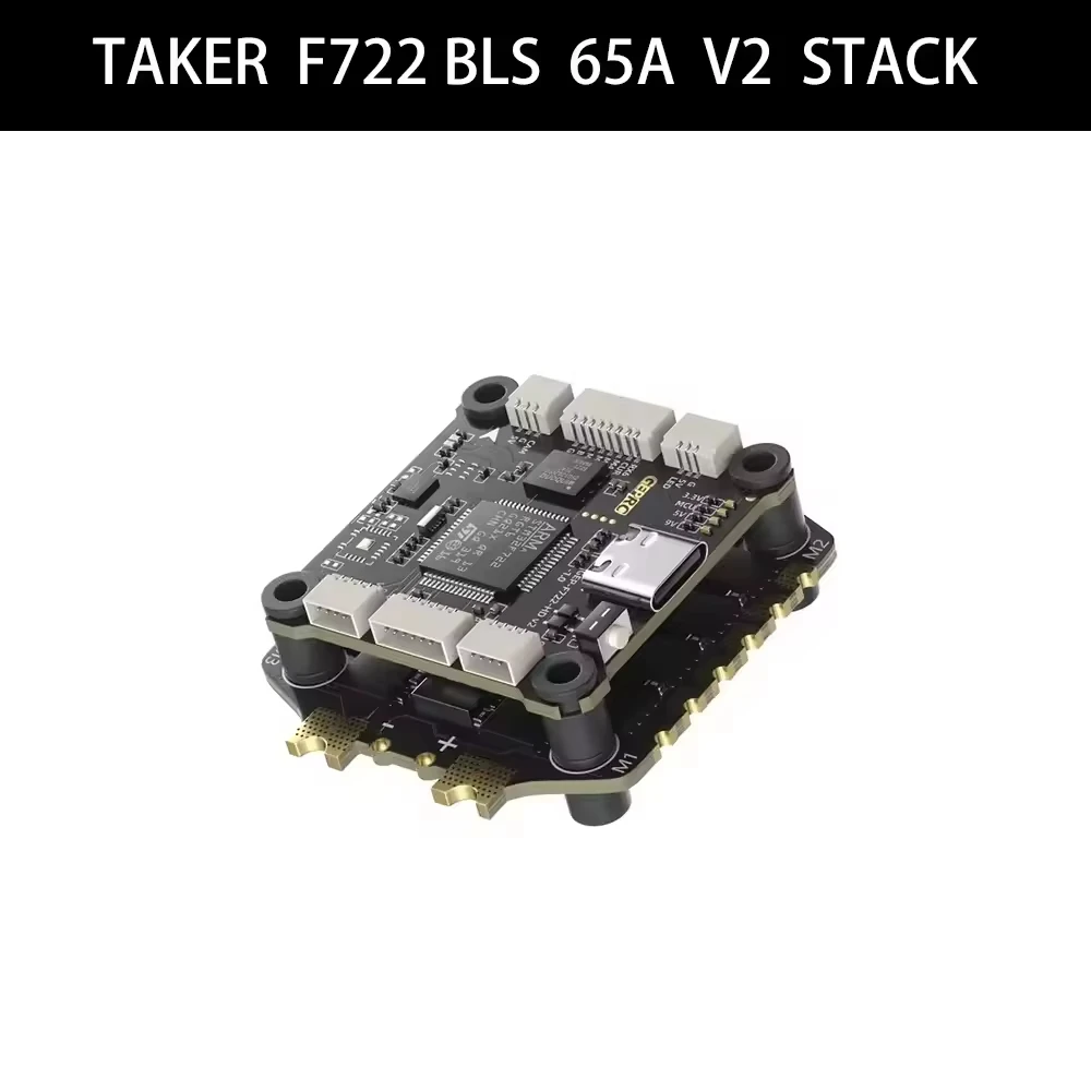 GEPRC TAKER F722 BLS 65A V2 pile contrôleur de vol 4IN1 ESC pour course FPV Drone analyse enregistrer les données de vol Plug Play