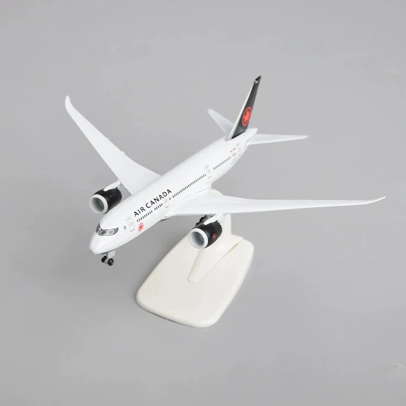 20cm Model Plane Canada B787 Airlines 787 Diecast Airplane Toy For Boys Alloy Metal Model Aircraft W Wheels Souvenir Plane Toys