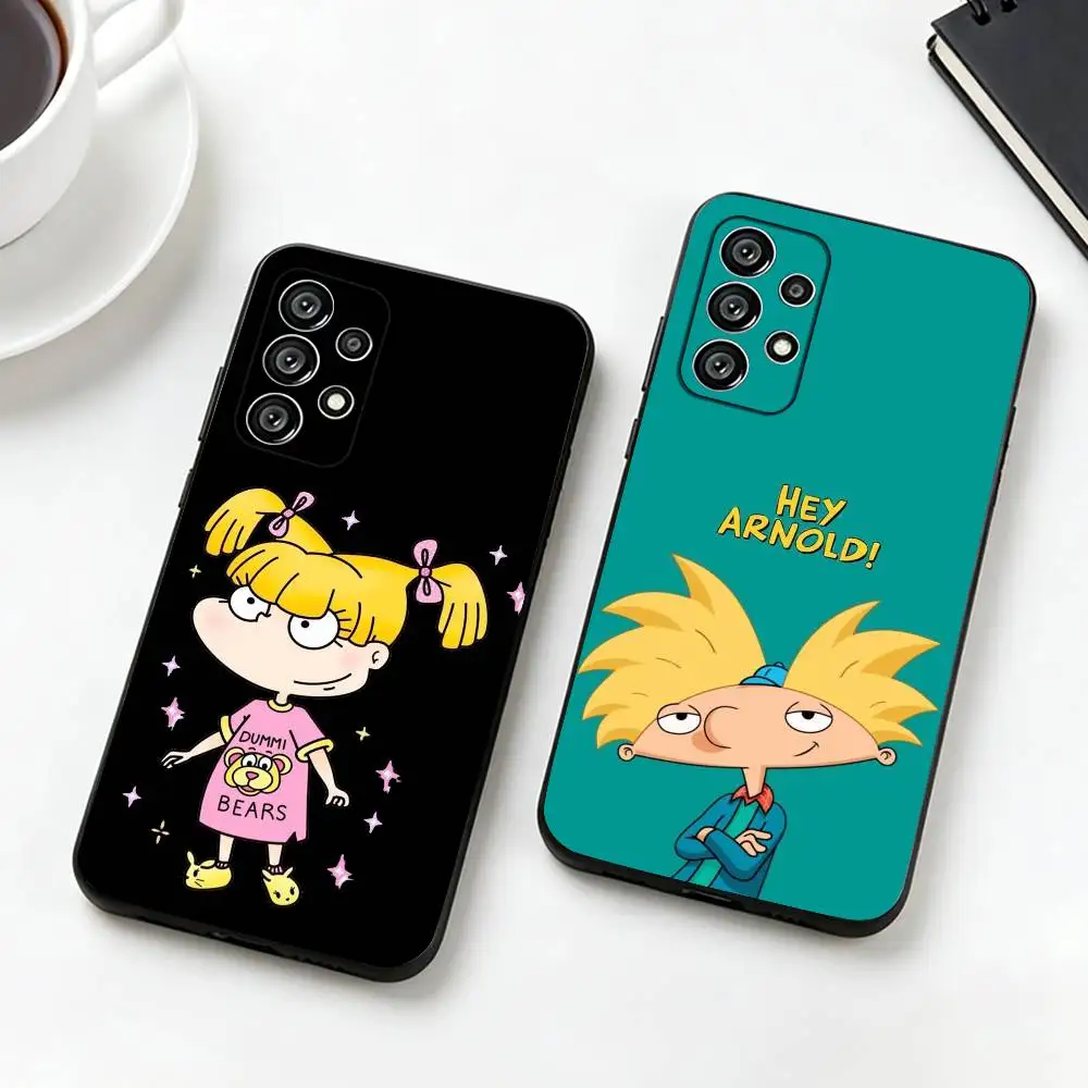H-Hey-Arnold Helga Bonito  Phone Case Black Silicone Soft For Samsung S25,S24,S21,S22,S23,S30,Ultra,S20,Plus,Fe,Lite