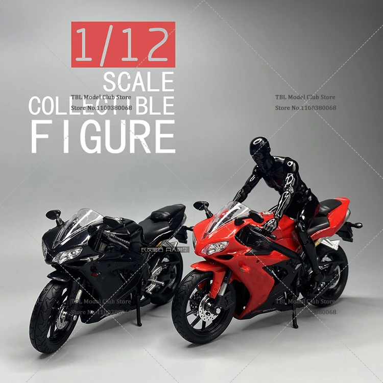 In Stock 1/12 Scale Soldier Motorcycle Static Collectible Hobbies Locomotive Fit 6inch Female Male Action Figure Doll