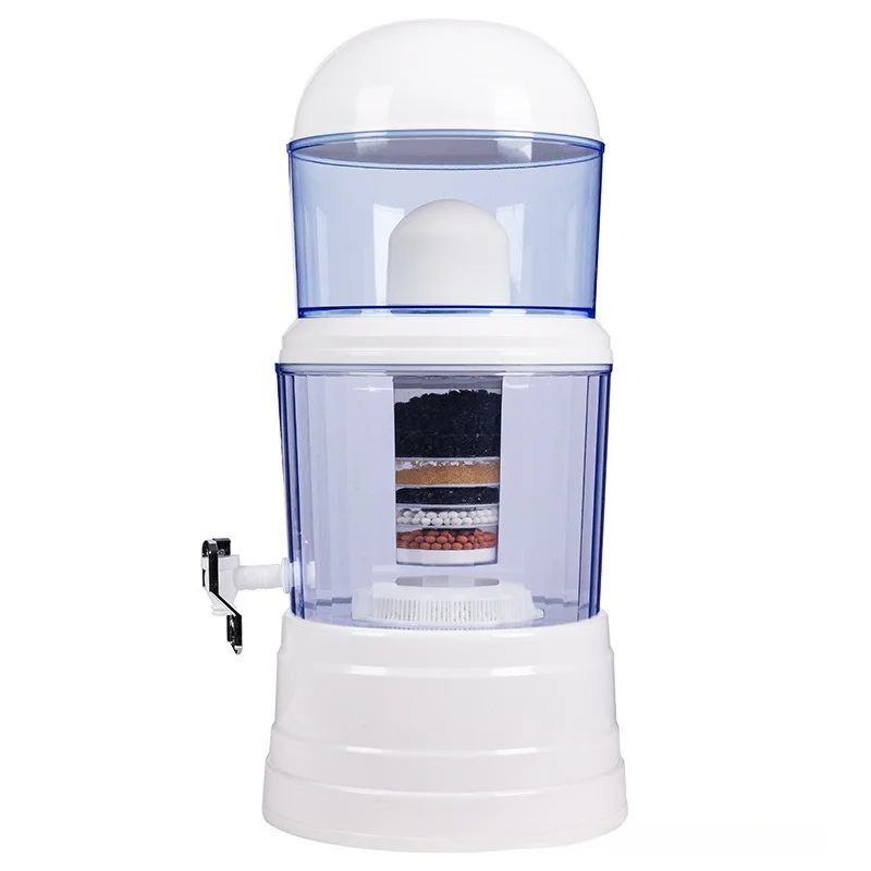 Dispensador De Agua De 14L Con Filtro, 1 Recipiente, 1 Cartucho, Filtro De Agua Potable Saludable Para El Hogar Y La Cocina, Enfriador De Agua Purificada — -50%, 26.19€ Coupon, from 26.19€ – 50% descuento – €26.19