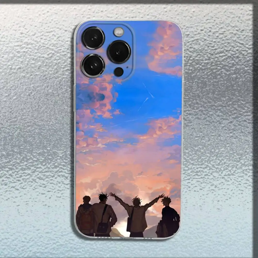 حافظة هاتف كاريكاتير 19 يومًا لهاتف آيفون 17,16,15,14,13,12,11,Pro,Max,Plus,E,SE4,Air,Mini غطاء شفاف