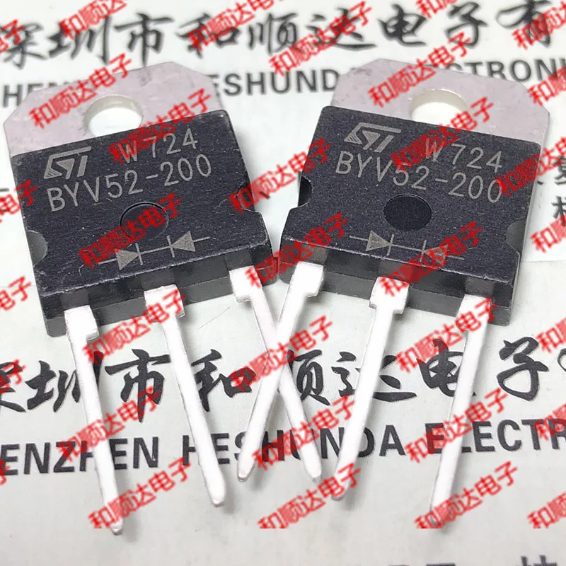 Original New 5pcs / BYV52-200 TO-218 200V 52A