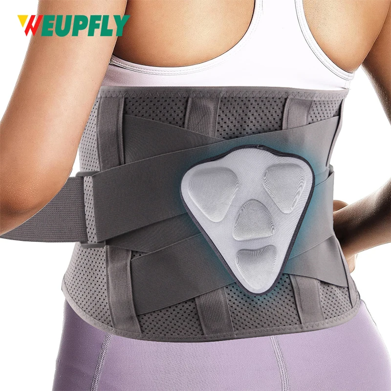 1PCS Back Brace f for Women/Men with Lumbar Pad,Back Support Belt with 4 Stays 3D Lumbar Padfor Heavy Lifting,for Herniated Disc