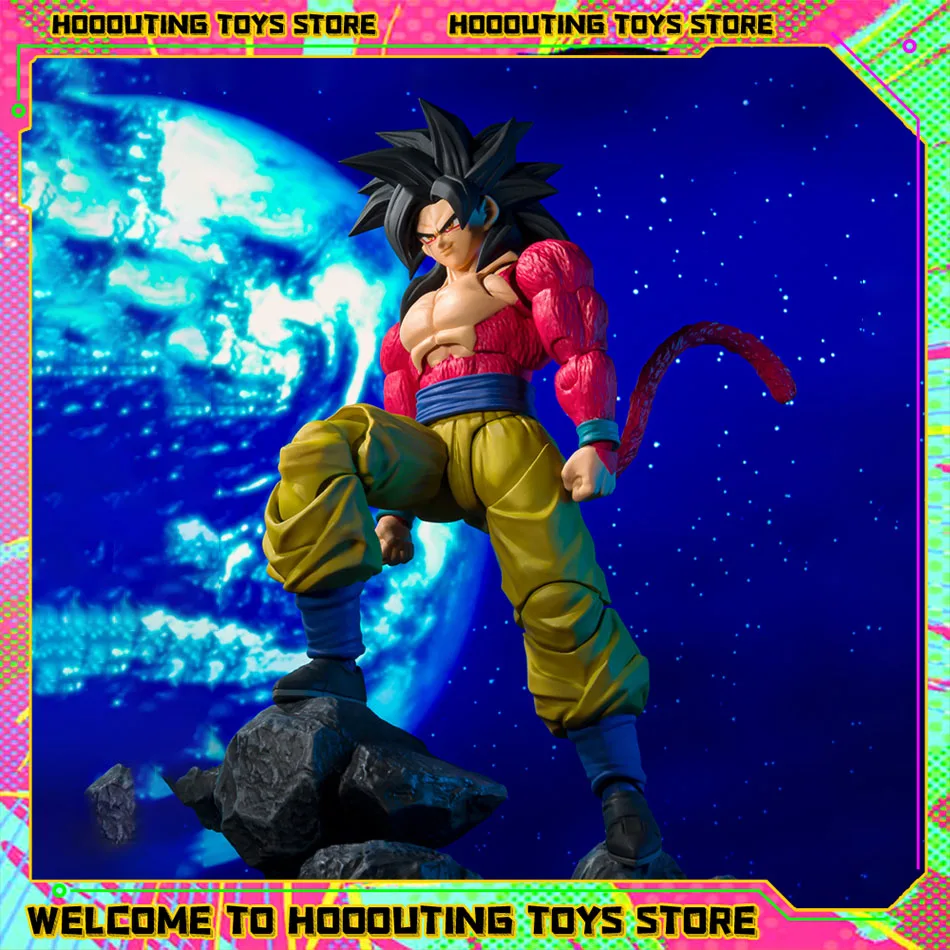 In Stock Dragon Ball GT Figure SHF 6 Inch 1/6 SSJ4 Figure Untamed Power Son Goku Anime Figures Collectible Model Figure Toy Kids