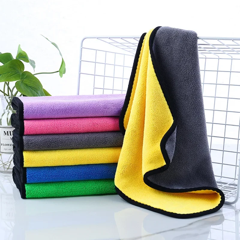 500GSM Car Wash Microfiber Towel Home Appliances Glass Cleaning Washing strong absorbent wipe car cloth special towel