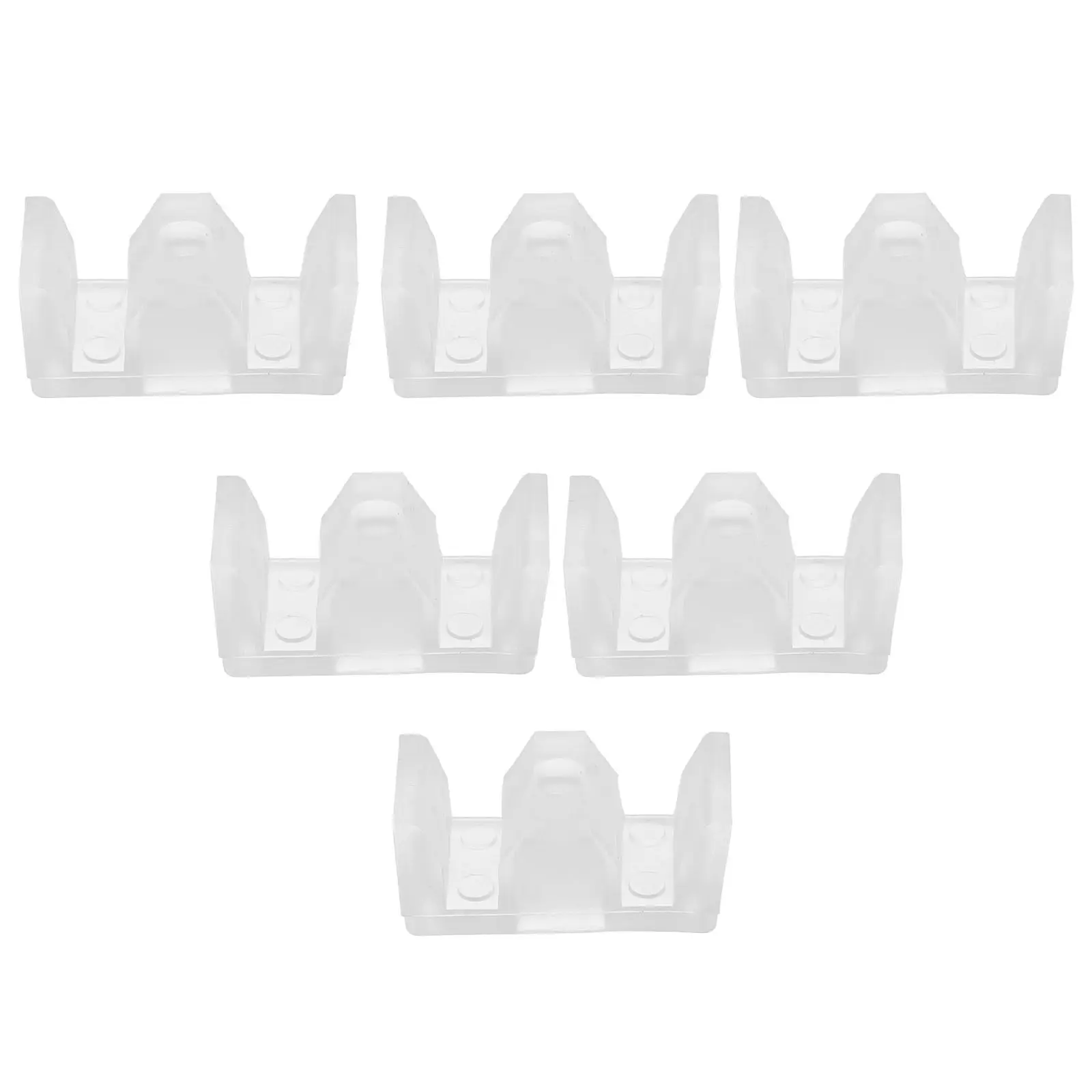 6Pcs Shower Door Anti-Collision Block Pad Silicone Bumper for Glass Sliding Doors Bathroom Safety Stopper Smooth Quiet Operation