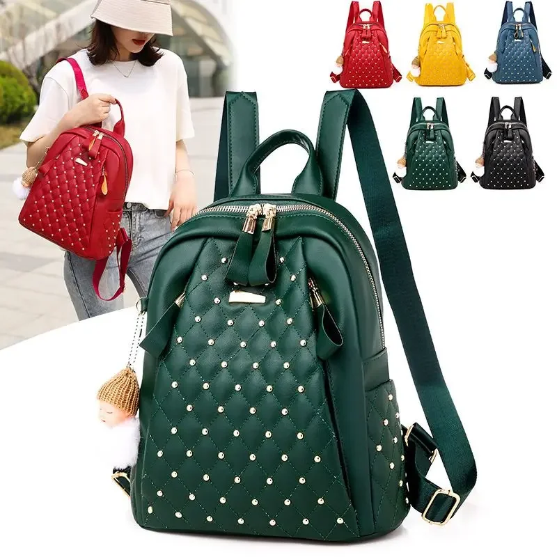 JBTP New Vintage Women Backpack Leather Backpack Lady Travel Backpack Shoulder Bags School Bags Back Pack Mochila Feminina