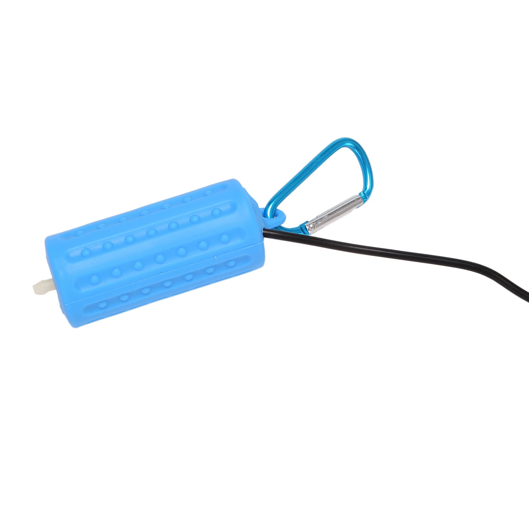 2X مضخة تهوية صغيرة USB مضخة هواء مهوية حوض السمك فائقة الهدوء خزان أسماك صغير الذهاب مضخة أكسجين الصيد ——أزرق-[Cilae]