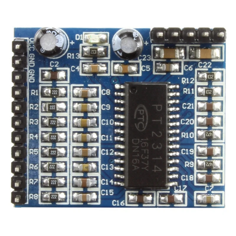 PT2314 Sound Quality Adjustment Voice Module IIC I2C 6V-10V Audio Processing Module, Fine Workmanship