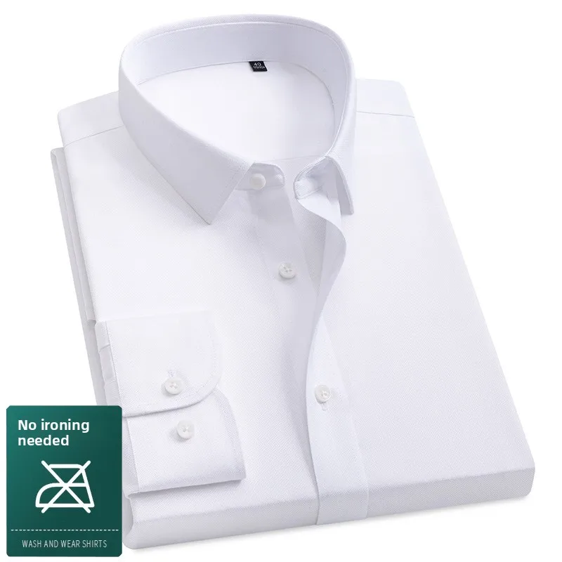 

Double Stranded Pure Cotton Men's irt High End Faion Spring Season Long Sve Other Fabric M Clothing Ensemble