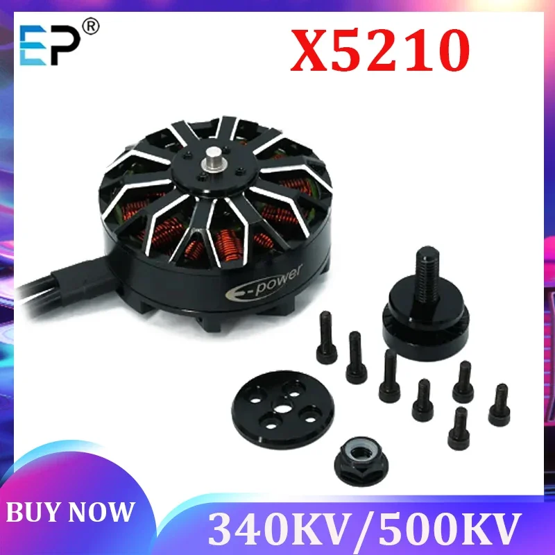 E-Power Motor 1PC X5210 5210 340KV 500KV Brushless Motor Parts 4-8S Brushless Motor For FPV RC Drone Parts Toys