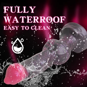 الوحش هزاز كبير الشرج التوصيل الكلب هزاز بعقب التوصيل الكبار لعبة الجنس التحفيز الشرجي القضيب الحيوان لينة للإناث الشرج المثيرة لعبة مثير أعلى 6 مبيعات القضيب - رقم 5