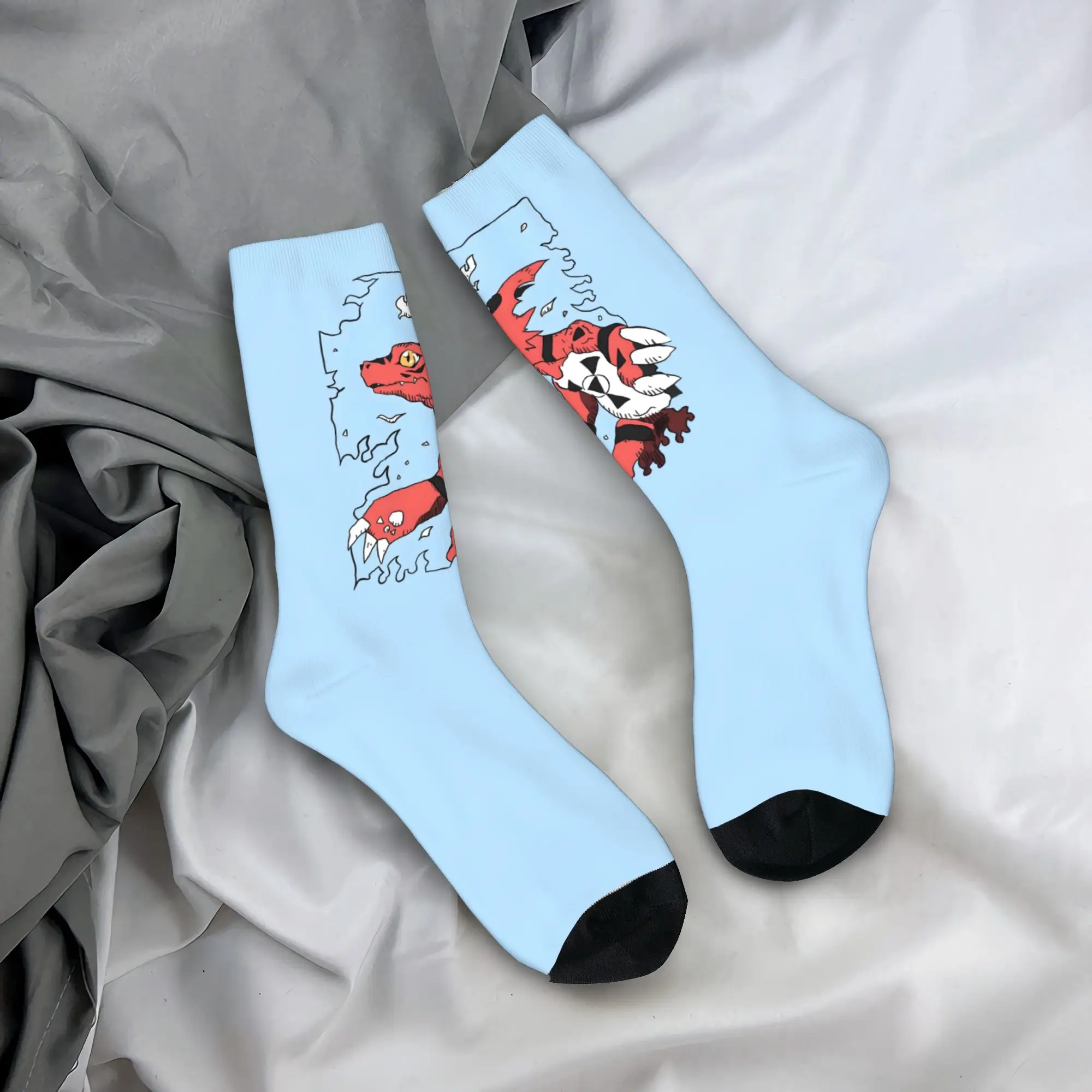 

Носки унисекс Custom Digimones Adventure Anime для мужчин и женщин, милые, весенне-летние, осенне-зимние, повседневные