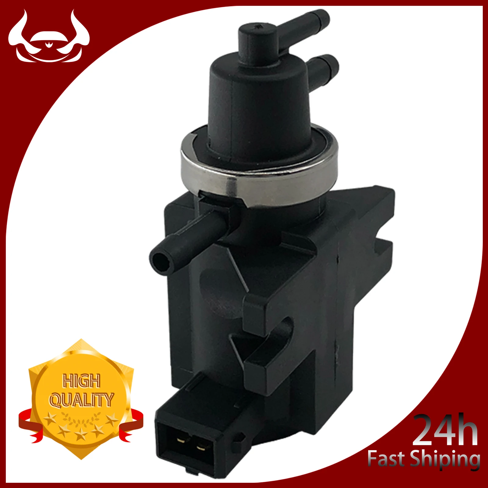 Pressure Converter Solenoid 30618057 Compatible With 00-04 Volvo 06-12 SsangYong Actyon Sports 1.9L 2.0L 2.7L