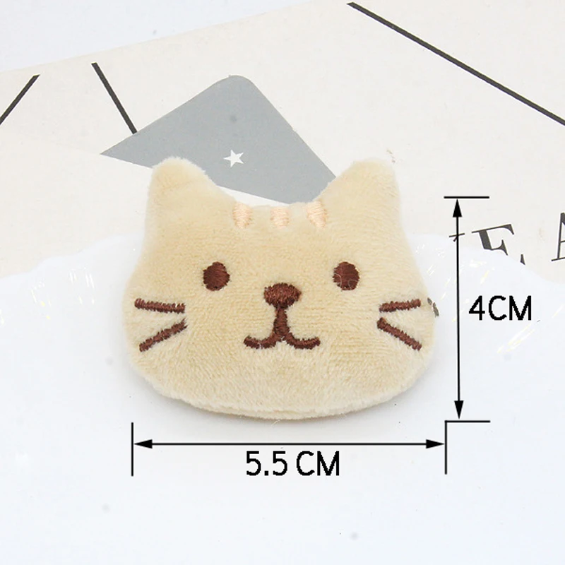 Cute Girls Cartoon Fluffy Kitty Brooch For Women Plush Anime Woolly Cat Pin On Bag Dress DIY Jewelry Accessories Party Gifts