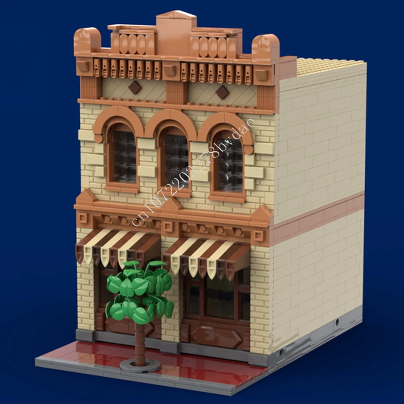 

1105 шт., молодежная спортивная лига «Волшебное королевство», головоломки MOC Streetview, архитектура, креативные игрушки на день рождения, подарки для детей в возрасте