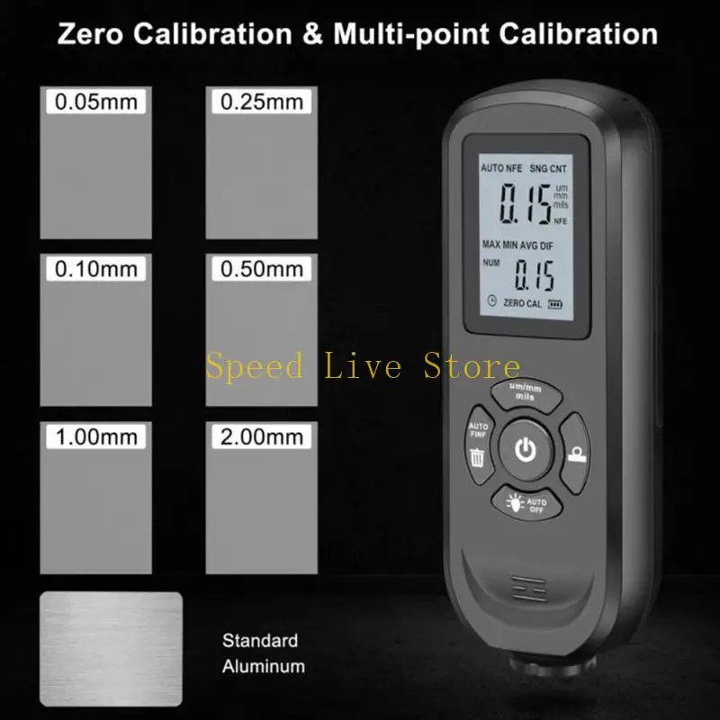 547C Digital Meter for Automotive Paint Thickness Measurement Automatic Detection