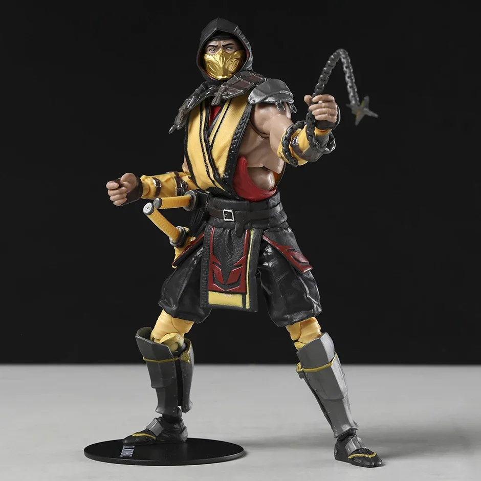 Sub-Zero แมงป่อง 7 นิ้วรูปการกระทําตุ๊กตา PVC ชุดตกแต่งรูปปั้นของขวัญของเล่น