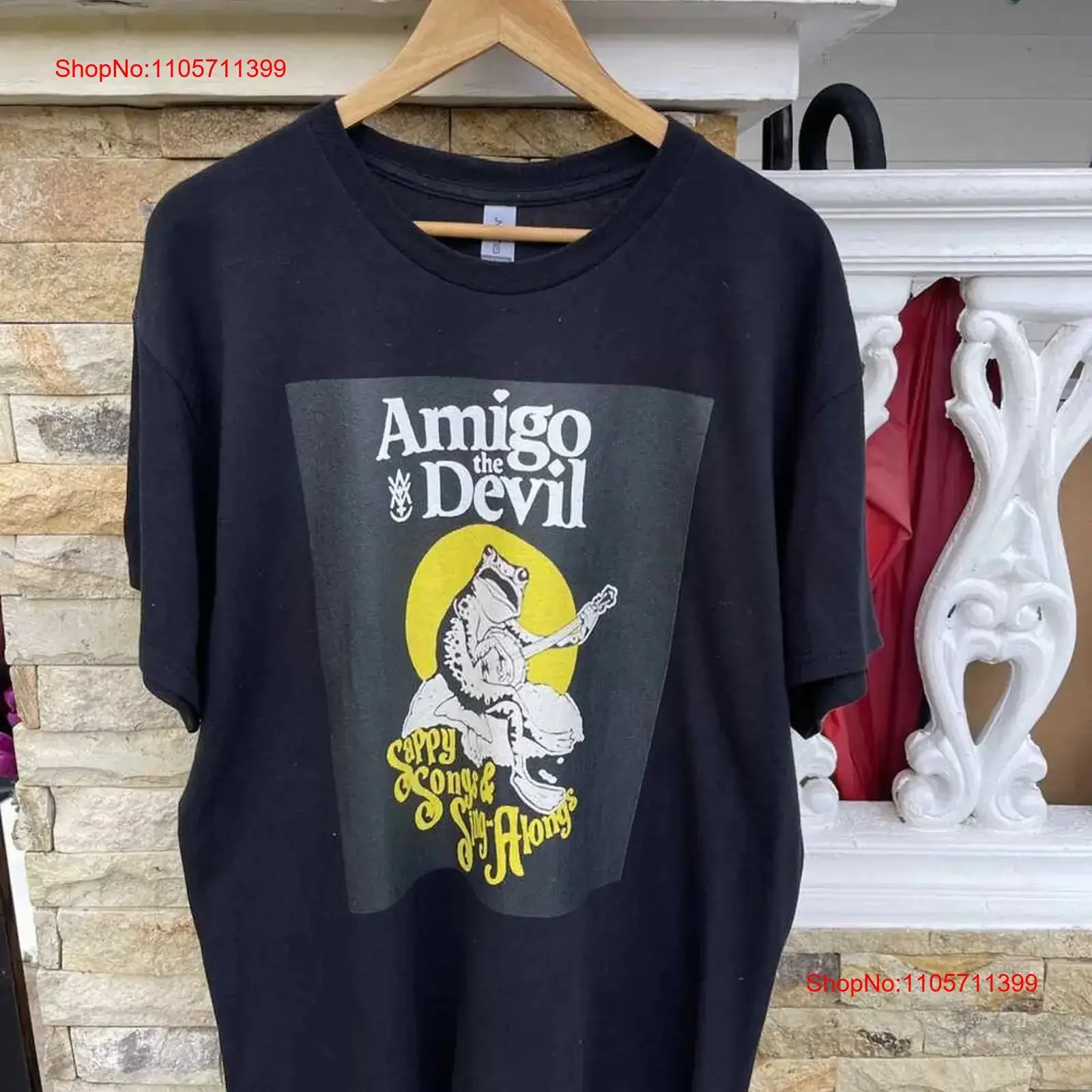 Vintage AMIGO THE DEVIL American Singer T Shirt For Fan S 5XL Men's long or short sleeves vintage Washed Top For Everyday Wear