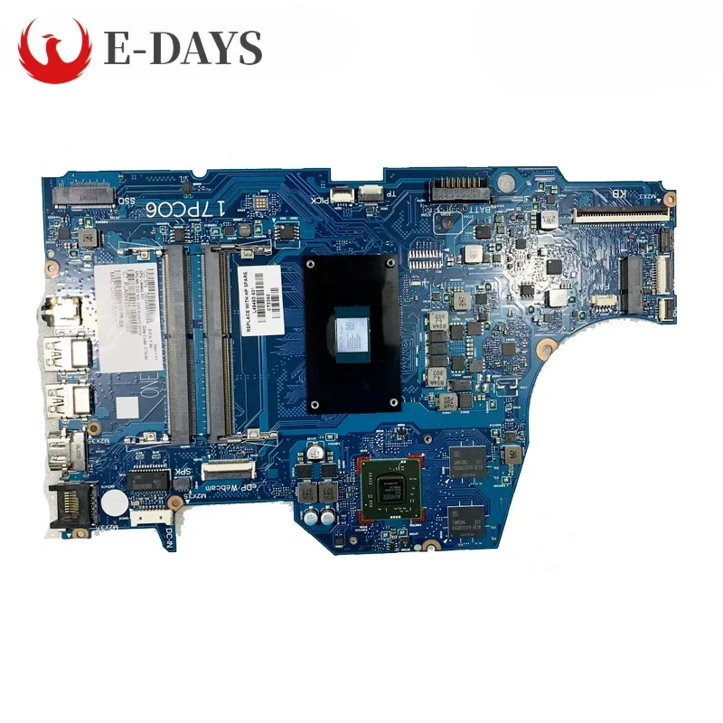 For HP Pavilion 17-CA 17Z-CA Laptop Motherboard 6050A3056601 Mainboard CPU R3-3200U R5-3500U R7-3700U GPU Radeon R7 M260high Qua