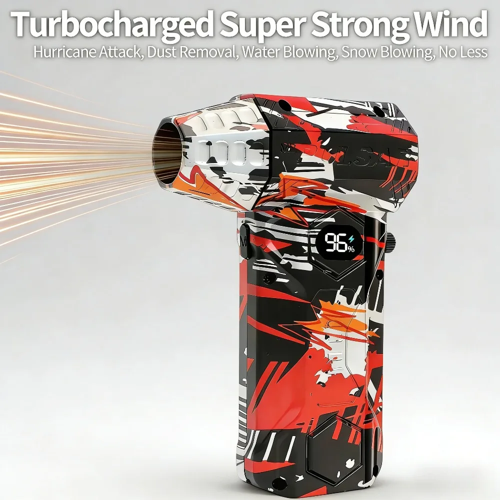 

Турбинный фен L11, скорость вращения 550 000 об/мин, скорость обдува 75 м/с, бесщеточный двигатель, перезаряжаемый, для длительного использования.