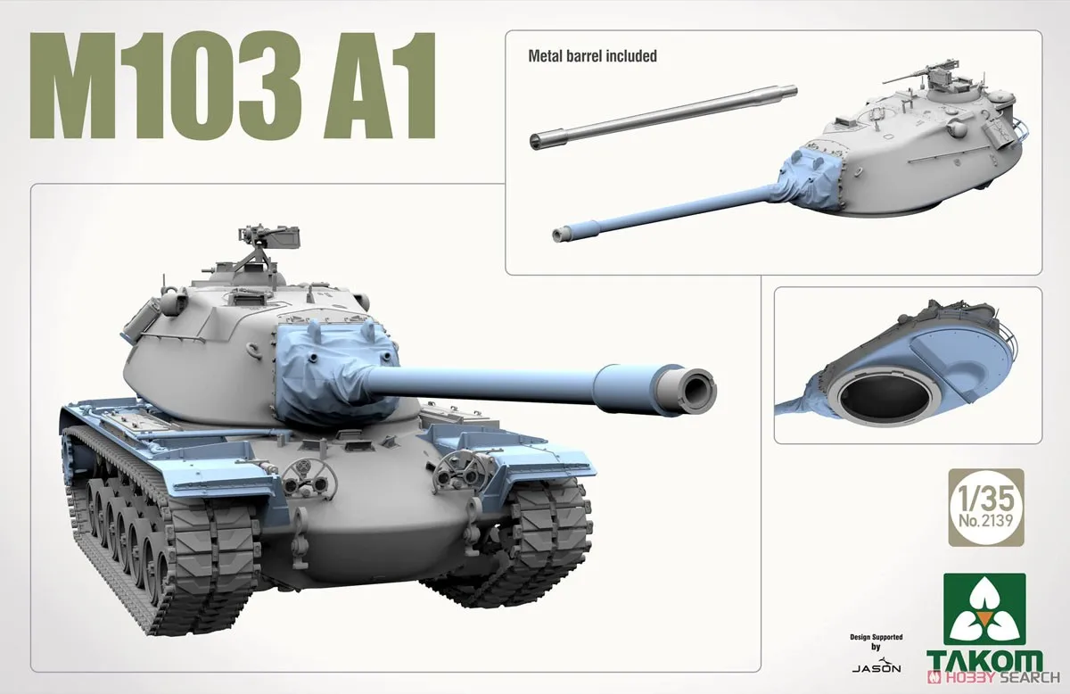 Takom 2139 1/35 scale M103 A1 Tank Model Kit