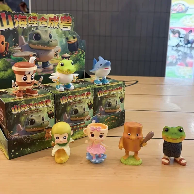 

hot Tung Tung Sahur Figure Toy Trallelo Tralala Toy Trallelo Tralala Statue Of Shark Lirili Larila Hello Sahur Blind Box Toy