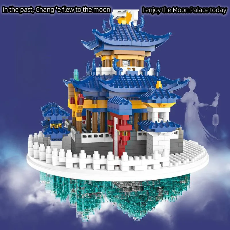 

Guanghan Palace Guofeng Microparticle Building Toy Children's Puzzle Assembly Toy Decoration