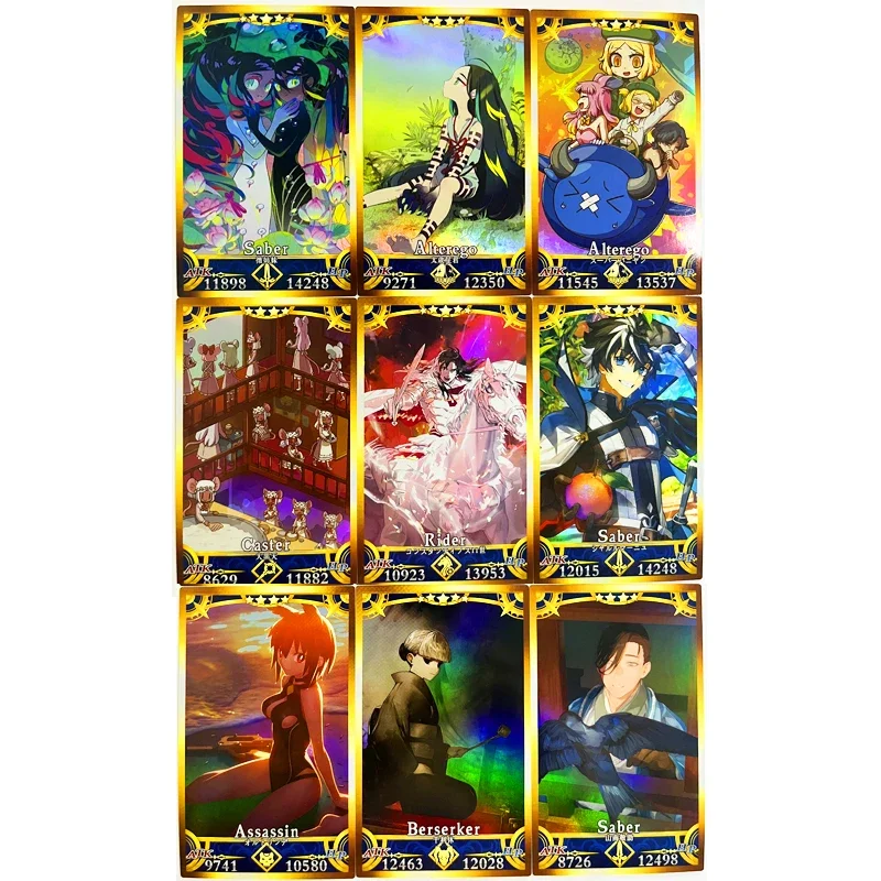 46pca/set Fate FGO No.5 Moon Cancer Pretender saber ACG Sexy Toys Hobbies Hobby Collectibles Game Collection Anime Cards