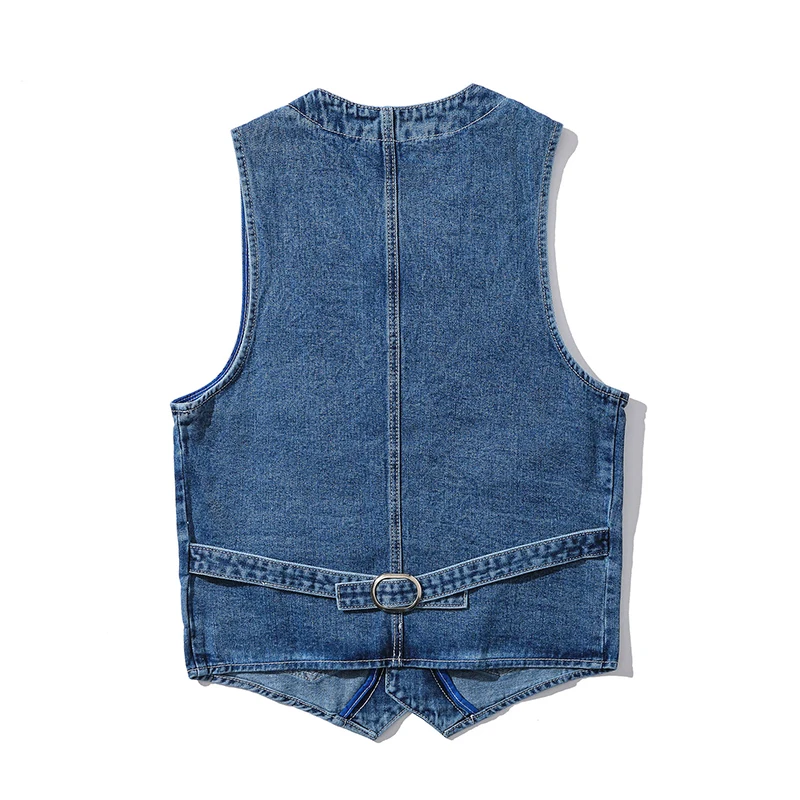 Denim Vest Men's Jacket Spring - Men'S Fashion Vest With Jeans บทวิจารณ์และราคา