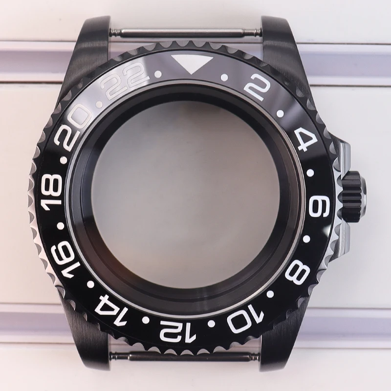 

40mm 200M Waterproof Diver Case Sapphire Glass For GMT NH34 NH35 NH36 NH38 4R36 Eta 2824 PT5000 Miyota 8215 Movement 28.5mm Dial