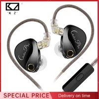 Auriculares intrauditivos con cable KZ Castor Pro con controladores dinámicos duales ajustables de 10mm, auriculares Quility con sonido HIFI personalizado